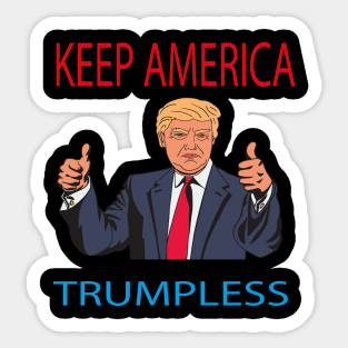 Keep America Trumpless Sticker